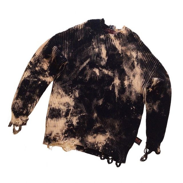 CVTVLIST CTLS CRASH KNIT“BLEACH“ メンズのトップス(ニット/セーター)の商品写真