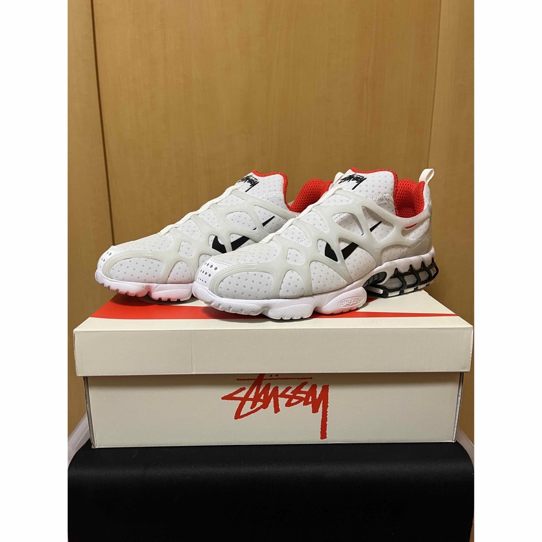 Stussy × Nike Air Zoom Kukini White/Red