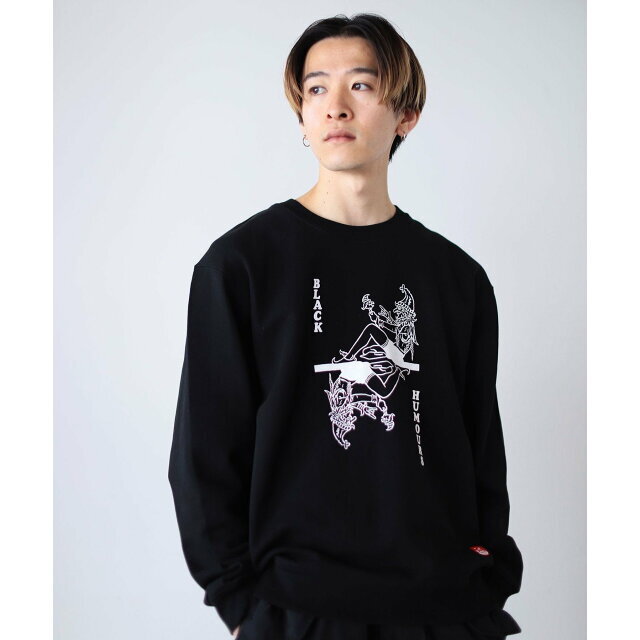 【BLACK】【SPECIAL PRICE】BEAMS T / ジョーカー クルーネック スウェット