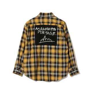 ビーミング ライフストア バイ ビームス(B:MING LIFE STORE by BEAMS)の【YELLOW】Manhattan Portage / オンブレチェック ロングスリーブシャツ(シャツ)