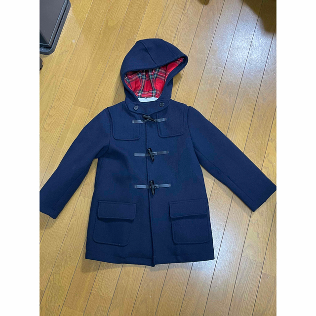 UNITED ARROWS green label relaxing(ユナイテッドアローズグリーンレーベルリラクシング)のgreen label relaxing 子供服 フード付き ダッフルコート キッズ/ベビー/マタニティのキッズ服男の子用(90cm~)(コート)の商品写真