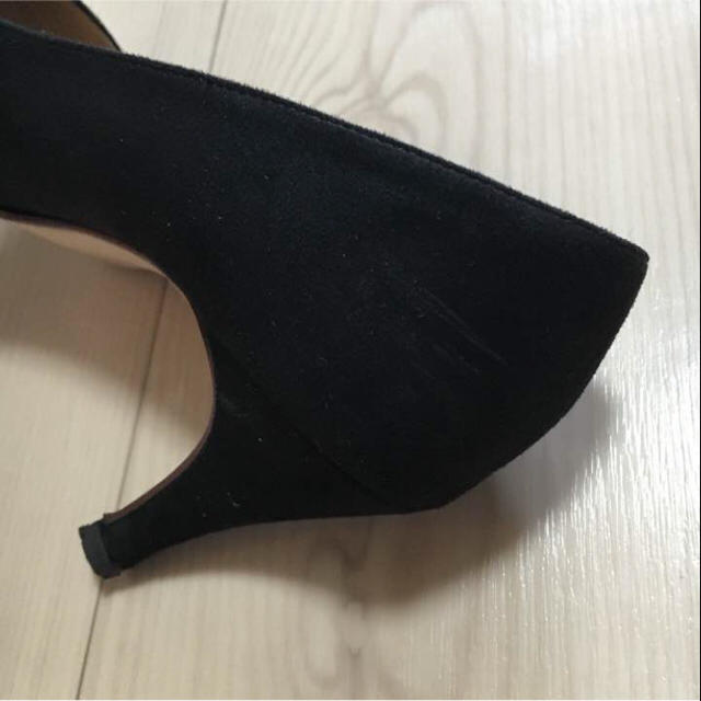 黒スウェードパンプス レディースの靴/シューズ(ハイヒール/パンプス)の商品写真