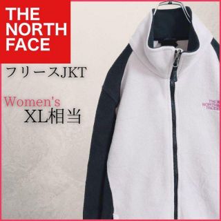 ザノースフェイス(THE NORTH FACE)のノースフェイス　フリースジャケットブルゾン　USA規格L　ピンク　刺繍ロゴ(その他)