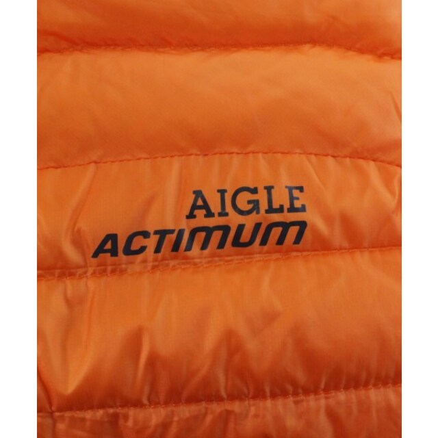 AIGLE(エーグル)のAIGLE エーグル ダウンジャケット/ダウンベスト XS オレンジ 【古着】【中古】 レディースのジャケット/アウター(ダウンジャケット)の商品写真