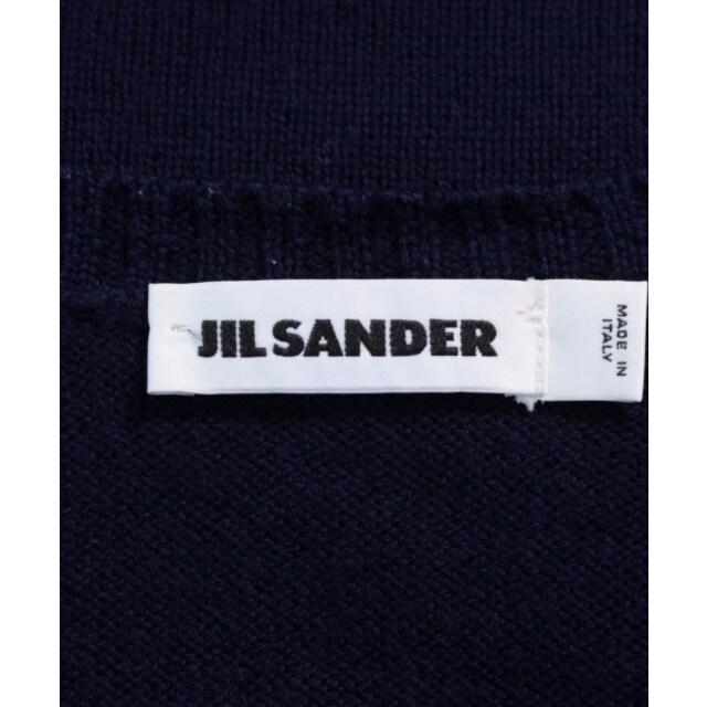 Jil Sander(ジルサンダー)のJIL SANDER ジルサンダー ニット・セーター 46(M位) 紺 【古着】【中古】 メンズのトップス(ニット/セーター)の商品写真