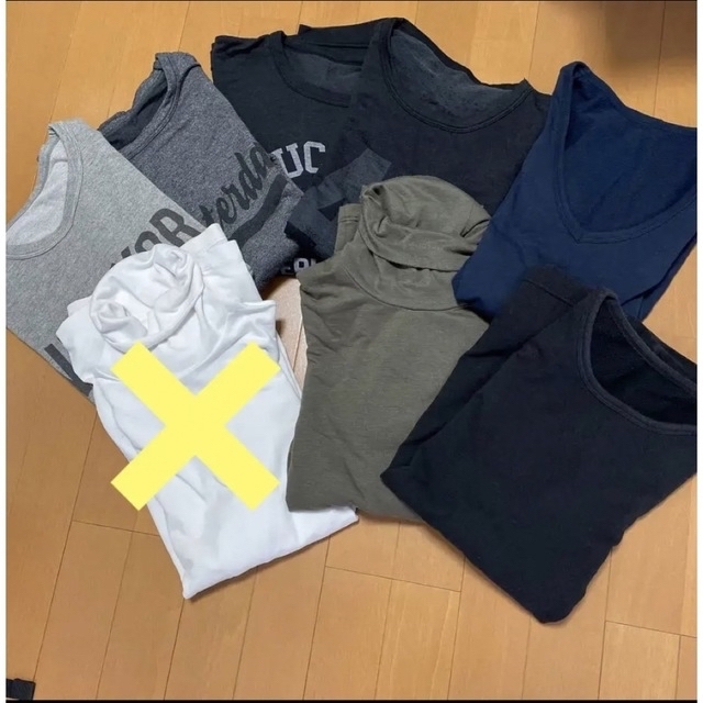 UNIQLO(ユニクロ)の⭐️【極美品】UNIQLO他ヒートテック7枚 Sサイズまとめ売り⭐️ メンズのアンダーウェア(その他)の商品写真