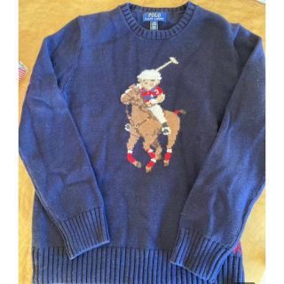 ラルフローレン(Ralph Lauren)のラルフローレン　ポロベア　60周年記念ニット　キッズ160サイズ(ニット/セーター)