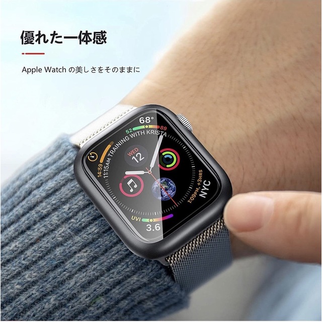 Apple Watch(アップルウォッチ)のアップルウォッチ7 8カバー 45 AppleWatch 7 8 ケース41  スマホ/家電/カメラのスマホアクセサリー(保護フィルム)の商品写真