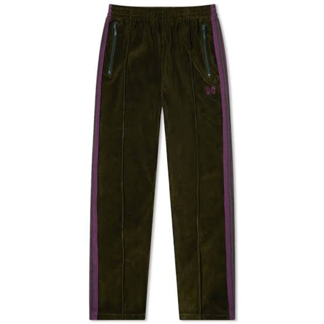 NEEDLES NARROW TRACK PANT VELOUR