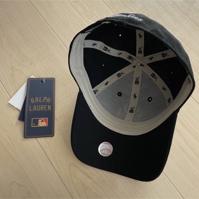 Ralph Lauren(ラルフローレン)のRalph Lauren ny mlb キャップ cap M ブラック 黒 メンズの帽子(キャップ)の商品写真