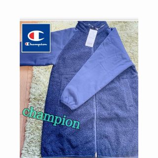 チャンピオン(Champion)の【新品未使用】Champion ボンディング 防風 ボアフリース ハーフコート(ロングコート)