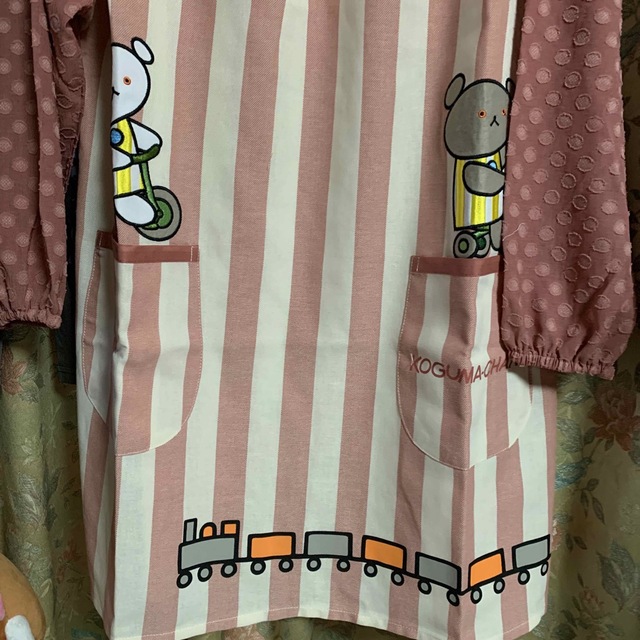 学研 - エプロン こぐまちゃんチュニックの通販 by ぱん 学研 - エプロン こぐまちゃんチュニックの通販 by ぱん
