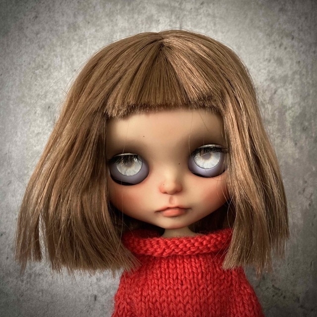 necoma doll】ホワイトヘアセピア染めのタン肌ちゃん◇OFフルセット!-