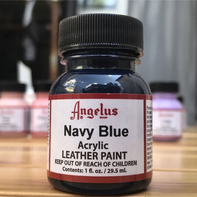 【Navy Blue】Angelus paintアンジェラスペイント エンタメ/ホビーのアート用品(絵の具/ポスターカラー)の商品写真