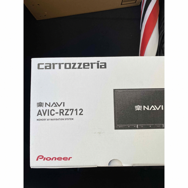 適当な価格 楽NAVI AVIC-RZ712 未使用に近い新品 7型 カーナビ+カーテレビ