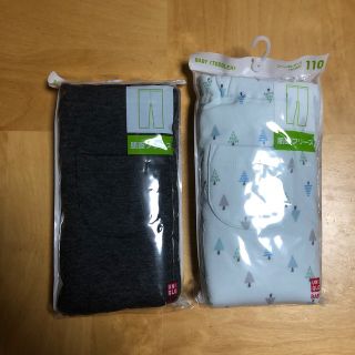 ユニクロ(UNIQLO)のUNIQLO フリース  レギンス　110 2コセット(パンツ/スパッツ)