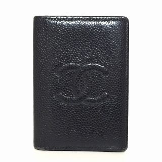 シャネル(CHANEL)のシャネル 名刺入れ - 黒 ココマーク(名刺入れ/定期入れ)