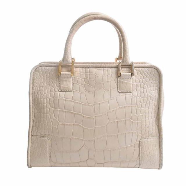 ☆決算特価商品☆ LOEWE アイボリー アマソナ ハンドバッグ ロエベ