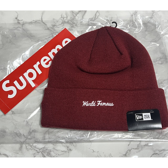 Supreme - Supreme New Era Box Logo Beanie Cardinalの通販 by