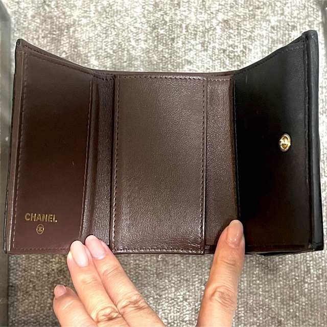 CHANEL(シャネル)の【CHANEL】クラシック スモール フラップ ウォレット ブラック レディースのファッション小物(財布)の商品写真