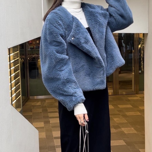 FRAY I.D ショートファージャケット | www.carmenundmelanie.at