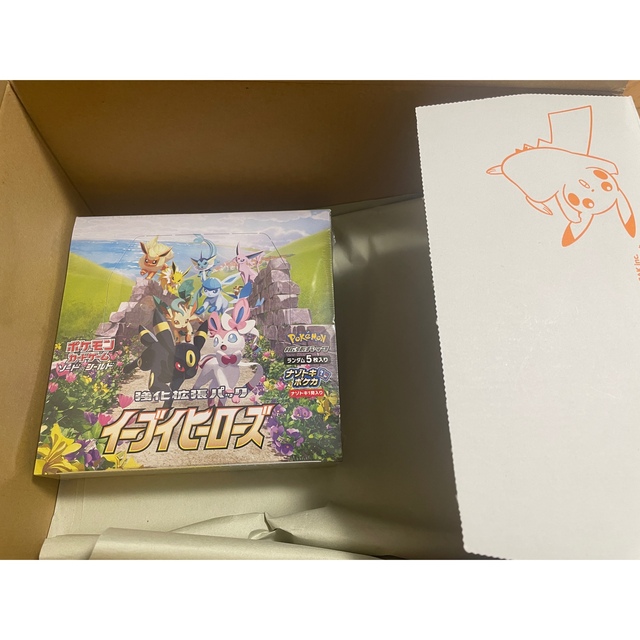 未開封　ポケモンカードゲーム イーブイヒーローズ 1BOX エンタメ/ホビーのトレーディングカード(Box/デッキ/パック)の商品写真