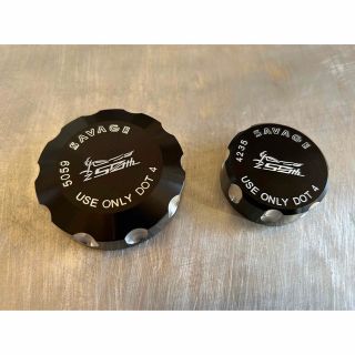 Z900RS マスターシリンダーキャップ　リザーバーキャップ　アルミ　2個セット(パーツ)