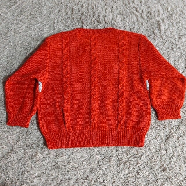 familiar(ファミリア)のfamiliar　セーター　赤　サイズ100 キッズ/ベビー/マタニティのキッズ服女の子用(90cm~)(ニット)の商品写真