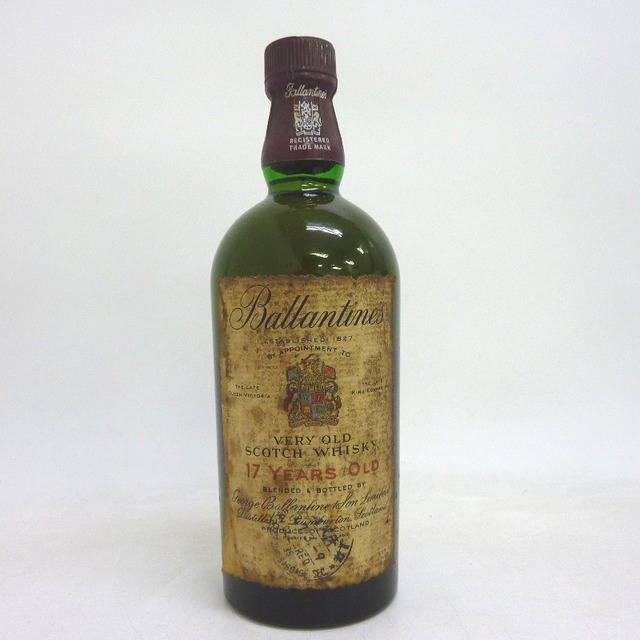 未開封★Ballantine's【バランタイン】 17年 ベリーオールド 赤青旗ボトル 箱なし