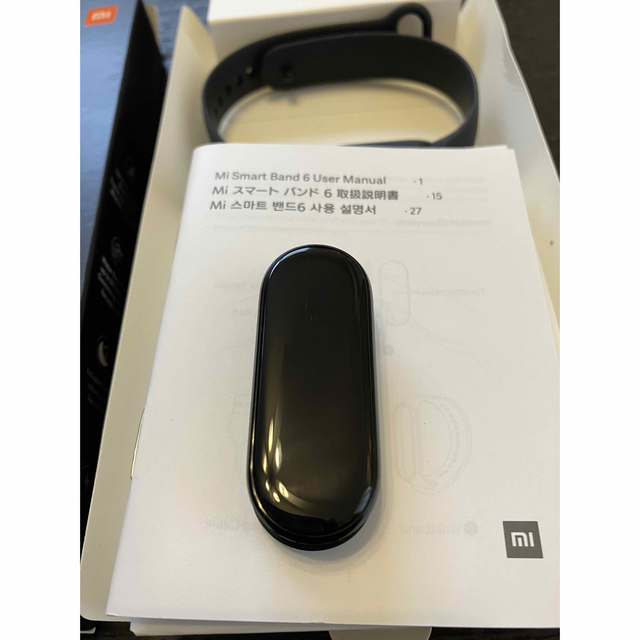 mi band 6 本体とバンドセット　中古 レディースのファッション小物(腕時計)の商品写真