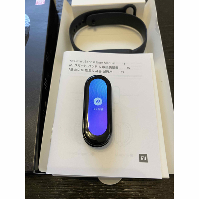 mi band 6 本体とバンドセット　中古 レディースのファッション小物(腕時計)の商品写真