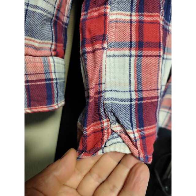 MUJI (無印良品)(ムジルシリョウヒン)のMUJIのコットンチェックシャツ　XL メンズのトップス(シャツ)の商品写真
