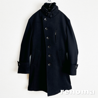 レノマ(RENOMA)の【renoma homme】レノマオム カシミヤ混 ラビットファー ロングコート(チェスターコート)