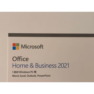 マイクロソフト(Microsoft)のMicrosoft Office Home&Business 2021 1台用(その他)