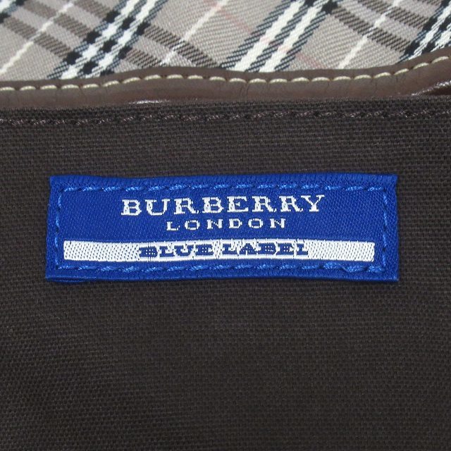 BURBERRY BLUE LABEL(バーバリーブルーレーベル)の美品 バーバリーブルーレーベル BURBERRY ノバチェック ハンド バッグ レディースのバッグ(ハンドバッグ)の商品写真