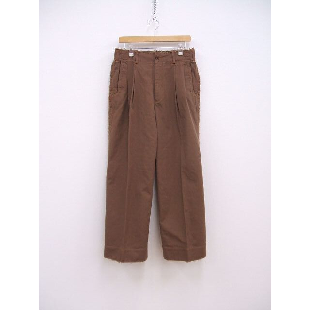 YOKE 2pleated wide trousers 22AW