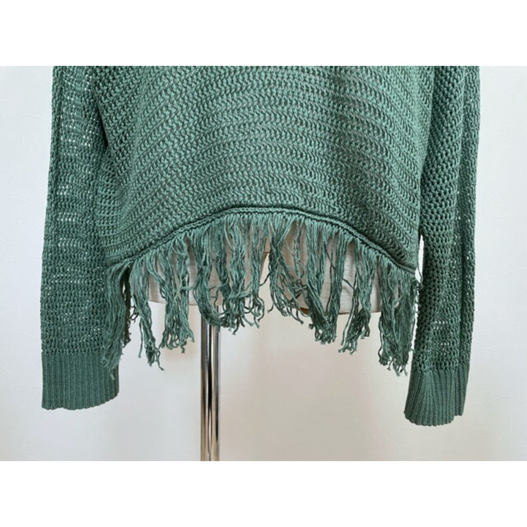 【DAIRIKU】20SS pullover fringe net knit