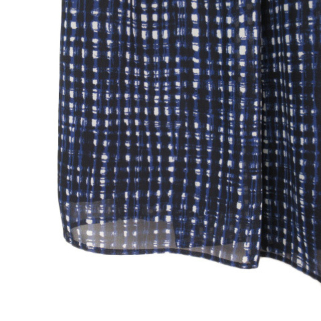 Paul Stuart(ポールスチュアート)のポールスチュアート PAUL STUART スカート フレア チェック シフォン レディースのスカート(ひざ丈スカート)の商品写真