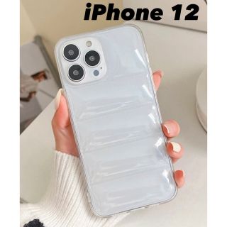 iPhone 12 スマホケース　キルティング(iPhoneケース)