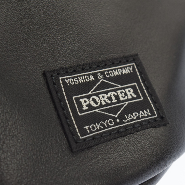 PORTER ポーター ×TOGA WAIST BAGトーガ レザー ウェスト バッグ ブラック