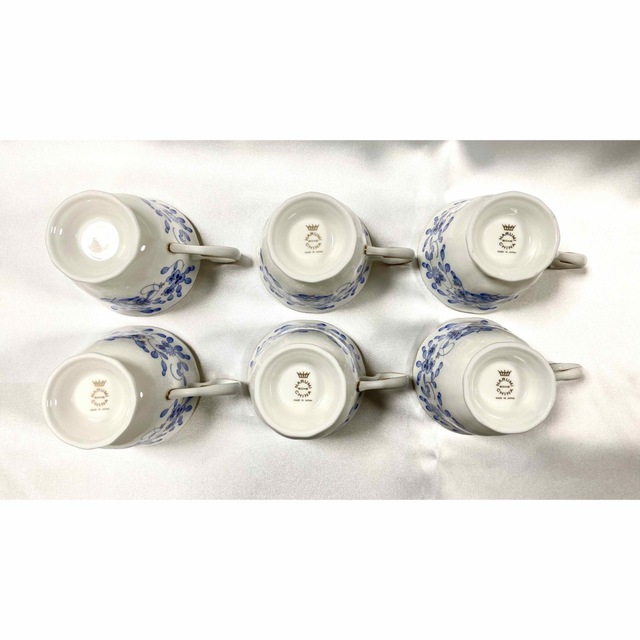 【未使用】NARUMI★ミラノ★カップ&ソーサー6客セット 3