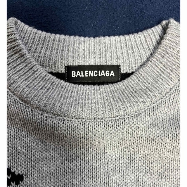 バレンシアガ BALENCIAGA ニット
 16年 460378 クリーム