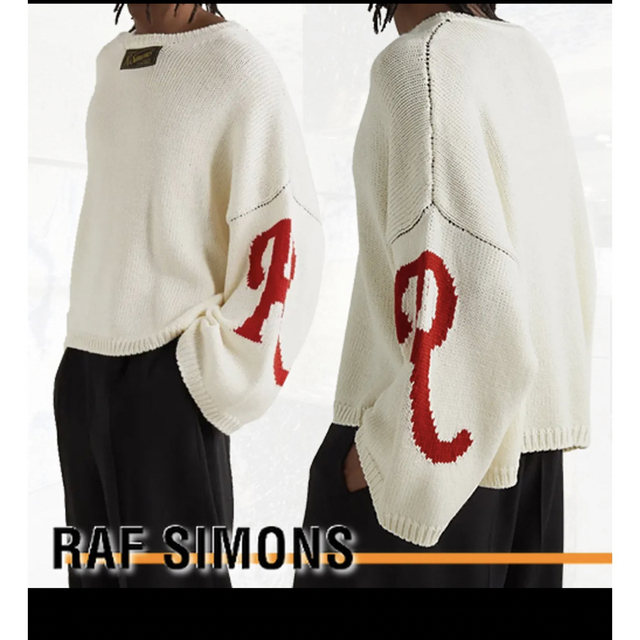RAF SIMONS ラフシモンズ  Rモチーフ セーター 未使用 ユニセックス