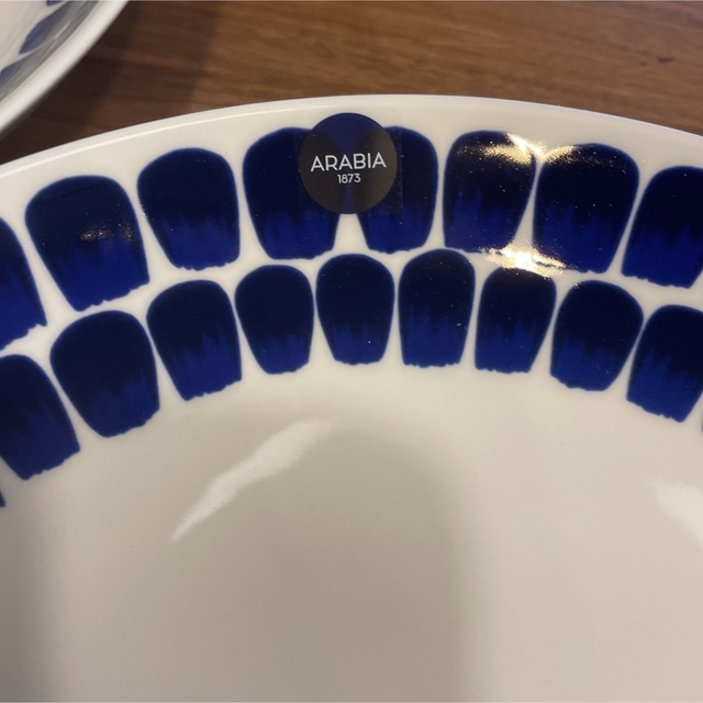ARABIA(アラビア)の新品トゥオキオ　24㎝二枚　パスタプレート インテリア/住まい/日用品のキッチン/食器(食器)の商品写真