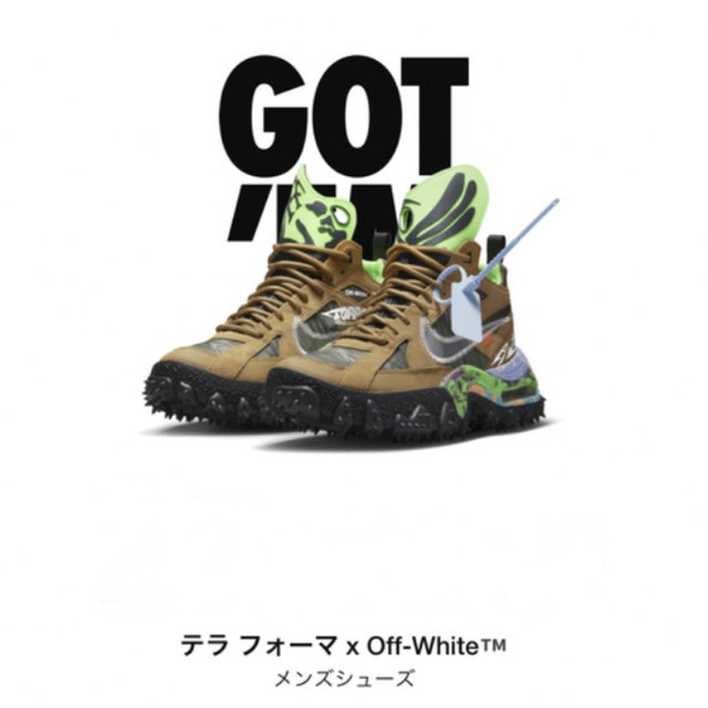 Nike Air Terra Forma  × Off-White 27cm