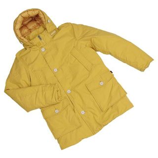 ウールリッチ(WOOLRICH)のウールリッチ ダウンコート メンズ Mサイズ マスタード 美品 h-i269(ダウンジャケット)