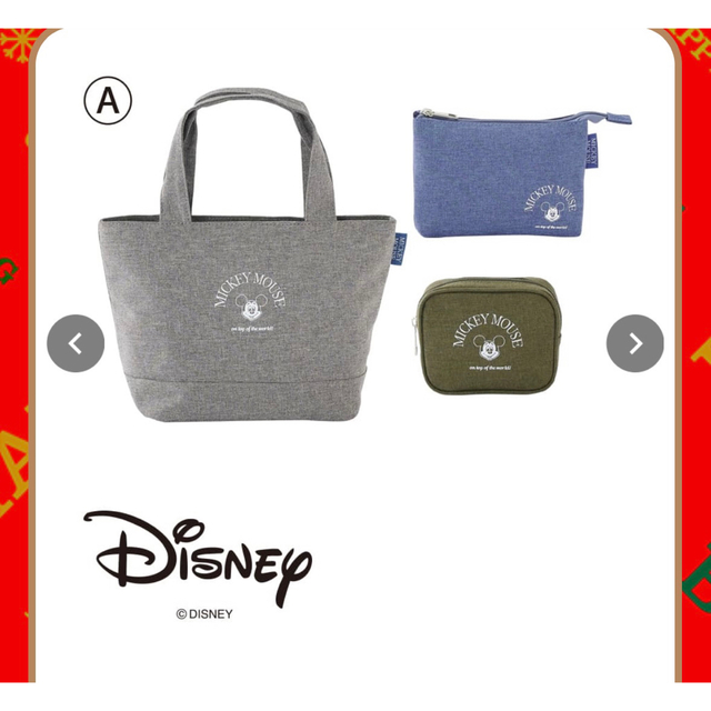 Disney - バッグ ポーチ 3点セット ミッキー ミニー 新品 ディズニー