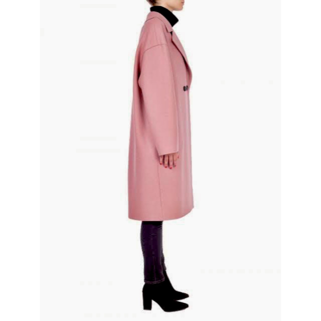 定価7.5!HARRIS WHARF LONDON ロングコート ピンク美品-