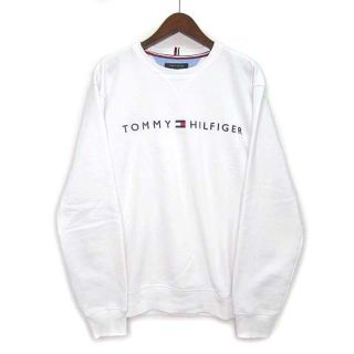 【新品】トミーヒルフィガー　ゆったり　 XL 黒　スウェット　裏起毛　トレーナー