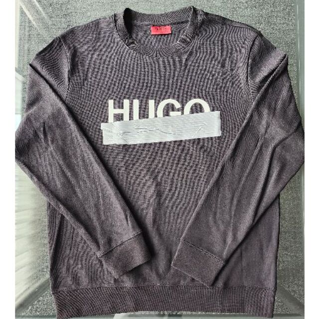 HUGO　スウェット　黒　L